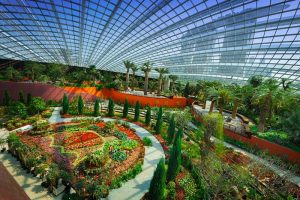 Flower Dome di Gardens by the Bay