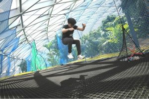 Manulife Sky Nets Bouncing